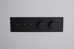 Allen Brau Смеситель для душа Liberty 5.33003-31 (с внутренней частью, 3 выхода) черный матовый – фотография-7