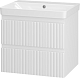 Brevita Тумба под раковину Victory 60 подвесная белая – фотография-6