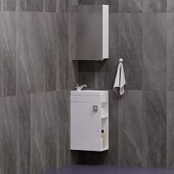 Corozo Мебель для ванной Комо 40 белая – фотография-6