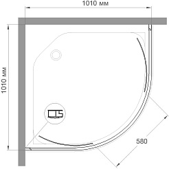 Royal Bath Душевой уголок HKD-C-CH 100х100х185 – фотография-4