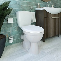 Керамин Унитаз-компакт Фест двухрежимный сиденье дюропласт 4810531150923 – фотография-2