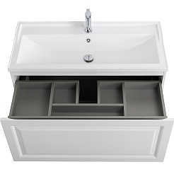 Cezares Тумба под раковину Giubileo 100 подвесная bianco lucido – фотография-5