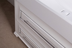 Водолей Мебель для ванной "Риккардо 80" с ящиками, серебро – фотография-2