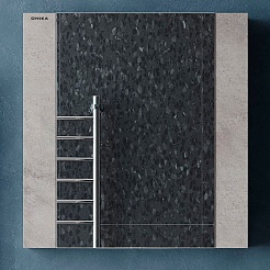 Onika Зеркальный шкаф Стоун 70.00 ателье светлое – фотография-2