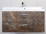 BelBagno Тумба с раковиной AURORA 1000 Ardesia Variegato, ручки хром