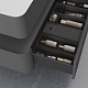 Vincea Тумба с раковиной Caprise 120 подвесная серая матовая – фотография-19