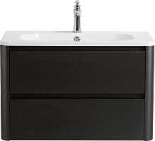 Cezares Тумба под раковину Relax 80 подвесная оружейная сталь