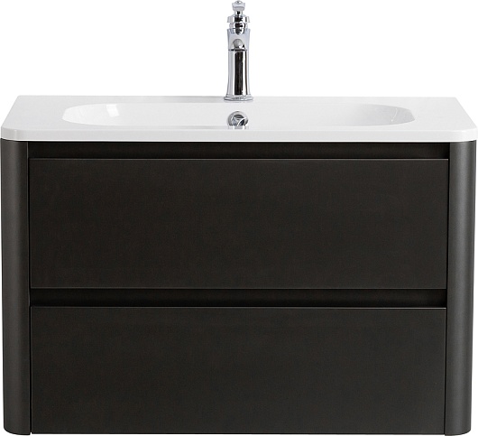 Cezares Тумба под раковину Relax 80 подвесная оружейная сталь – фото-1