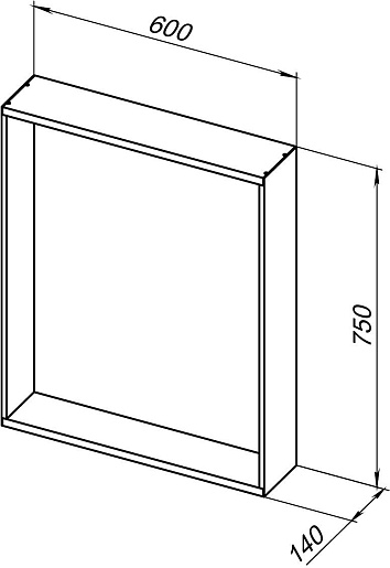 Allen Brau Зеркало Reality 60 1.32016.03 латунь браш – картинка-5