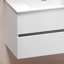 Sancos Тумба с раковиной Urban 80 белый глянец раковина Element 81 CN7005 – фотография-8