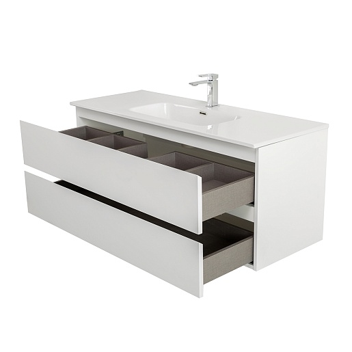 BelBagno Тумба под раковину Kraft 120 подвесная Bianco Opaco – картинка-9