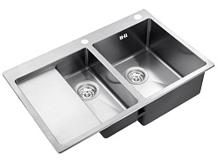 Zorg Кухонная мойка "Inox" RX-5178-2-R – фотография-1