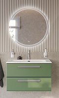 BelBagno Мебель для ванной Eco Cer-N 80 CZR-8073-80 фисташковый софт ручки серые
