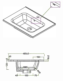 BelBagno Тумба с раковиной Kraft 60 напольная Bianco Opaco – фотография-20