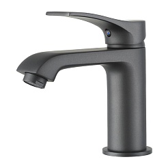 Frap Смеситель для раковины H75 F1075-9 графит – фотография-1