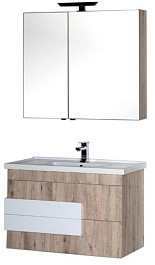 Aquanet Мебель для ванной "Мадейра 100" дуб кантри – фотография-1