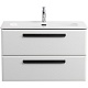 Cezares Тумба под раковину Eco Cer-N 80 bianco opaco, без ручек – фотография-5