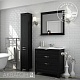 Акватон Мебель для ванной "Леон 80 Н" ясень черный – фотография-9