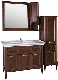 ASB-Woodline Зеркало для ванной Гранда 80 антикварный орех – фотография-3