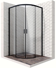 Ambassador  Душевой уголок Queen 11011202 Black – фотография-1