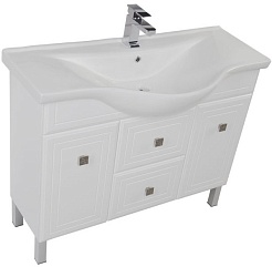 Aquanet Тумба с раковиной "Стайл 105" с ящиками – фотография-3