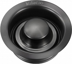 Milacio Горловина для измельчителя отходов MC.033.MB черная матовая – фотография-3