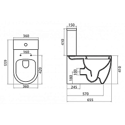 BelBagno Бачок для унитаза Marino BB105T – фотография-2