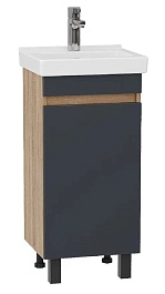 Onika Тумба под раковину Милтон Квадро 40 напольная графит/дуб сонома – фотография-1
