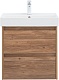 Aquanet Тумба с раковиной Nova Lite 60 подвесная дуб шоколадный – картинка-15