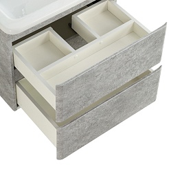 BelBagno Тумба с раковиной Albano-Cer 60 подвесная Cemento Verona Grigio – фотография-7