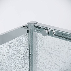 Grossman  Душевой уголок Style 110x70x195 профиль хром стекло шиншилла – фотография-10