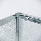Grossman  Душевой уголок Style 110x70x195 профиль хром стекло шиншилла – фотография-21