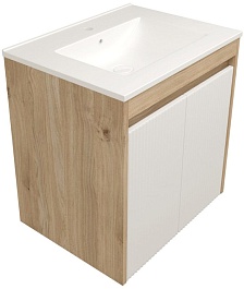 Teymi Фасад для тумбы Netta 60 Волна белый – фотография-3