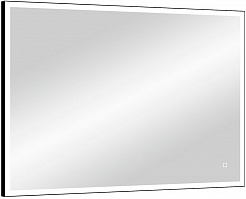 Continent Зеркало Solid Black Led 900x700 – фотография-2