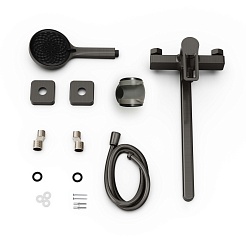 Tokito Смеситель для ванны KOBE вороненая сталь TOK-KOB-1015 – фотография-4