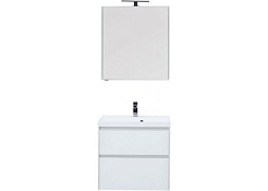 Aquanet Тумба с раковиной Гласс 60 – фотография-4