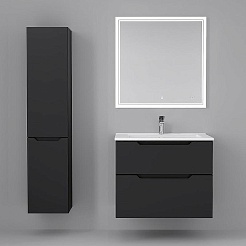 Jorno Тумба с раковиной Slide 65 антрацит – фотография-3