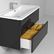 Водолей Мебель для ванной Adel 90 подвесная черная – картинка-13