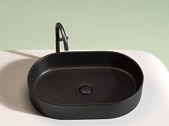 Ceramicanova Мебельная раковина Element 60 CN6048MB чёрный матовый – фотография-7