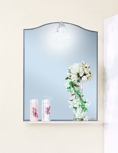 Бриклаер Зеркало Лючия 58 белое – фото-1