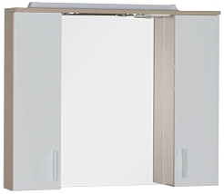 Aquanet Зеркальный шкаф "Тиана 90" светлый дуб – фотография-1