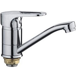 Frap Смеситель для кухни H702 F45702-B хром – фотография-1