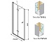 Kolpa San Душевая дверь в нишу Terra flat TV/S 80 R – фотография-4