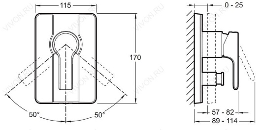 Jacob Delafon Смеситель Singulier E10879-4-CP – фотография-2
