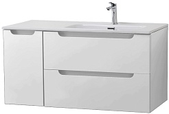 BelBagno Тумба под раковину Etna 100 R подвесная белая матовая – фотография-4