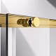 Vincea Душевой уголок Slim-N 140x80 VSR-4SN8014CLG профиль брашированное золото стекло прозрачное – фотография-10