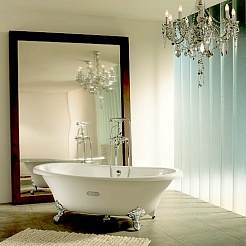 Roca Комплект ножек для чугунной ванны NEWCAST Eagle в форме орлиных лап, хром – фотография-5