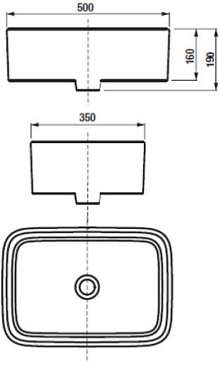 Акватон Тумба с раковиной Марбл 60 подвесная слэйт/белая матовая – картинка-9