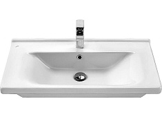 Equil Раковина мебельная Миранда 80 накладная глянцевая белая