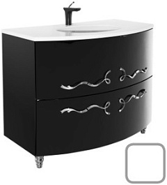 Водолей Тумба под раковину Бернарди 106 Белая – фотография-1